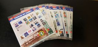 Celebrate The Century 1900 - 1990.  Complete 10 Sheet Set Us Ps Stamps.  3182 - 3191