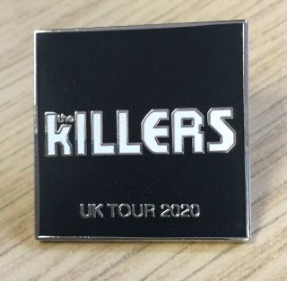 The Killers Uk Tour 2020 Music Souvenir Enamel Pin Badge - Rare Collectable -