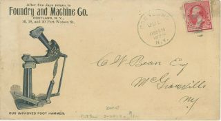 July 5,  1894 Cortland,  Ny.  Foundry And Machine Co.