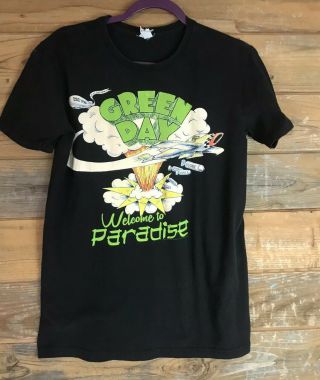 Green Day Dookie " Welcome To Paradise " T - Shirt Adult Small