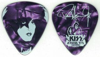 Kiss - - Kruise Viii 8 - 2018 Tour Guitar Pick - Paul Stanley - Purple Pearl