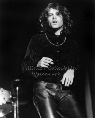 Jim Morrison The Doors 8x10 Photo Bw 3