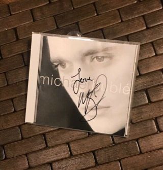 Signed Cd Michael Buble It 