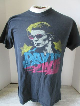 2010 The David Bowie Archive Black T - Shirt Size Small