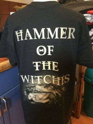 CRADLE OF FILTH HAMMER OF THE WITCHES T SHIRT SIZE LARGE 2