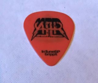 All American Rejects - 2009 Tour Tree Logo Guitar Pick Orange & Black