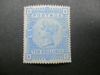 Uk Stamps: 10/ - Queen Victoria - Rare (e90)