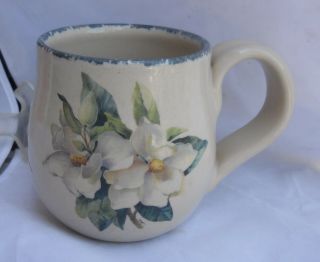 2 Home & Garden Party Magnolia Mug Cup Coffee Stoneware