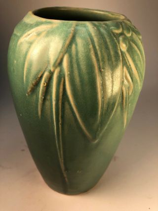 Mccoy Matte Green Jar Old Pottery Ceramic Vase Arts And Crafts