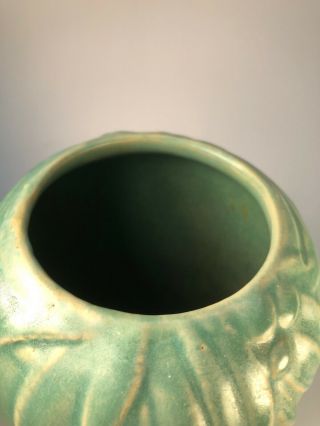 McCoy Matte Green Jar Old Pottery Ceramic Vase Arts and Crafts 2
