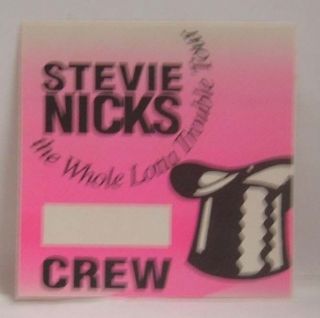 Fleetwood Mac / Stevie Nicks - Tour Cloth Backstage Pass