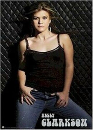 Kelly Clarkson Poster Jeans 22x34 Music