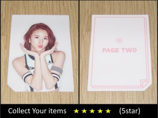 Twice 2nd Mini Album Page Two Cheer Up White Chaeyoung A Official Photo Card