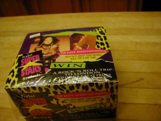 Vintage 1991 First Ever Series Stars Music Cards - Pro Set Box