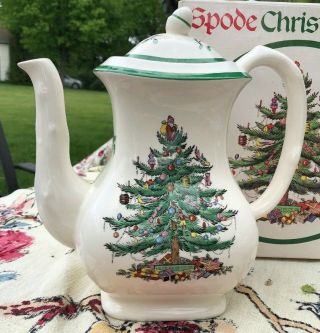 Spode Christmas Tree - Coffee Pot With Box