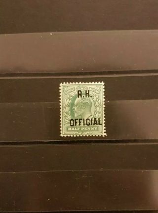 1902 Gb King Edward Vii Kevii Evii V11 R.  H Rh Official Stamp Sgo91 Cat£420