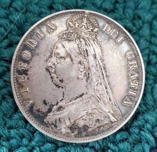 1889 Great Britain 1/2 Half Crown