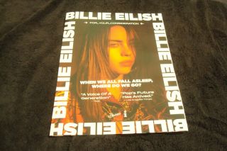 Billie Eilish 2019 Grammy Award Ad For Hit " Bad Guy " & J.  Cole Dreamville