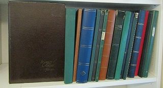 17 X Large 16/64 Page Stockbooks - Various Colours/makes - 