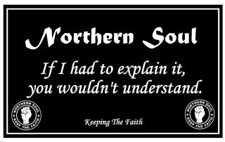 Northern Soul (explain It) - Novelty Car / Window Inside Sticker - / Gifts
