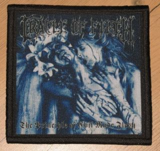 Cradle Of Filth " The Principle Of Evil Made Flesh " Silk Screen Patch