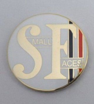 The Small Faces Enamel Badge.  Mod,  The Who,  Vespa,  Weller