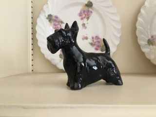 Beswick Porcelain Black Scottish Terrier Scottie Dog Figurine