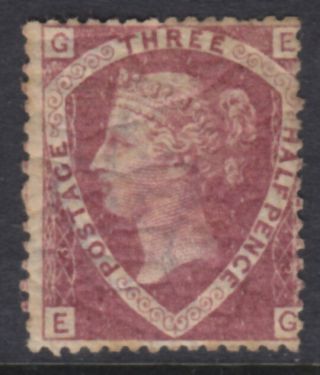 1870 Qv 1 - 1/2d Rose Red Sg51 Plate 3