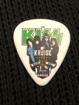 Kiss Dressed To Kruise Iv 4 Guitar Green Pick Eric Singer 2014 Drum Rock N Roll