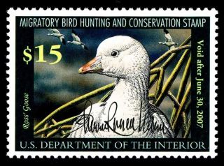 Rw73 Federal Duck Stamp Signed By Artist Sherrie Russell Meline - Ognh
