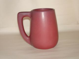 Van Briggle Mug Rose Color 4.  5 Tall Shape Not Made Any More,