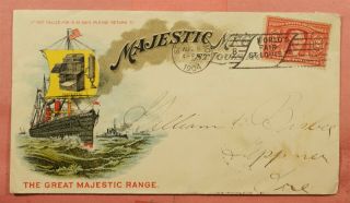 1904 Majestic Stove Range Color Advertising St Louis Mo Worlds Fair Slogan