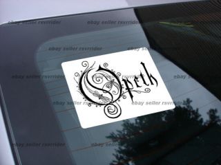 Opeth Rock Metal Music Band Decal Sticker