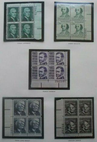 Buffalo Stamps: Scott 1278 - 1295 Complete Plate Blocks,  Nh/og,  Fv = $34