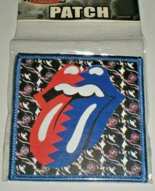 Rock Group Rolling Stones Patch In Package - Measures Approx.  3 " By 3 " - 1