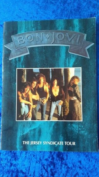 Bon Jovi “the Jersey Syndicate Tour” Program 1988 - 1991