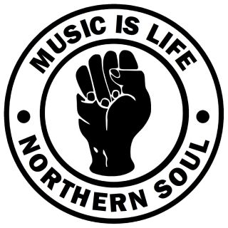 Northern Soul - Music Is Life - Fun Car / Window Sticker,  1 Inside / Gifts