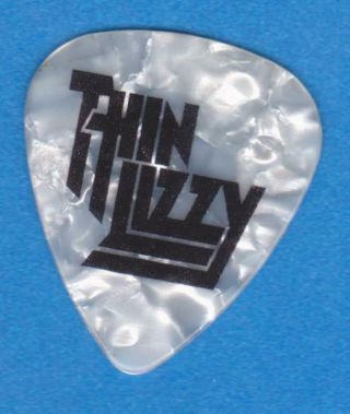 Thin Lizzy Logo Guitar Pick Vivian Campbell Signature Concert Tour Thin Lizzy
