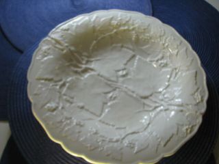 Antique White Porcelain 11 1/2 In Dish,  Sevres Mark