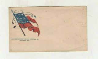 Confederate States Patriotic,  Civil War,  " Southern Rights Will Be Defended " Flag