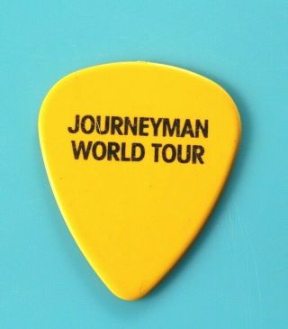Eric Clapton // Journeyman World Tour Guitar Pick // Yellow/black/gold Cream