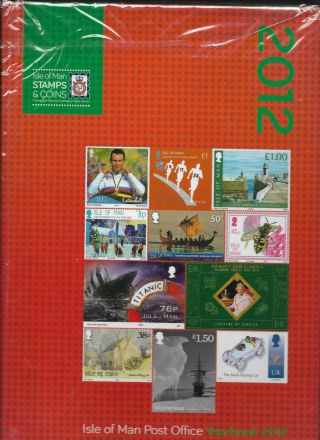 Isle Of Man 2012 - Post Office Year Book & Stamps For Year