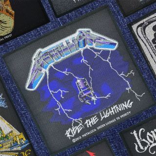 Metallica Ride The Lightning Officially Licensed Woven Patch