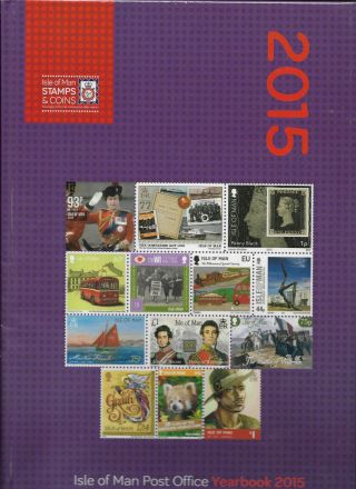 Isle Of Man 2015 - Post Office Year Book & Stamps For Year