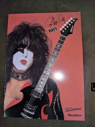 Kiss " Paul Stanley Silvertone " Promo Card