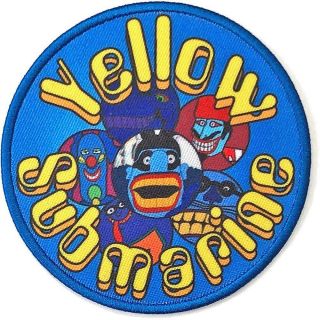 Official Licensed - The Beatles - Yellow Submarine Baddies Circle Sew On Patch