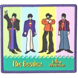 Official Licensed - The Beatles - Yellow Submarine Band In Stripes Sew On Patch