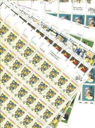 . 08 Full Stamp Sheet Mnh Lot $49.  40 Face Vaule 6914m