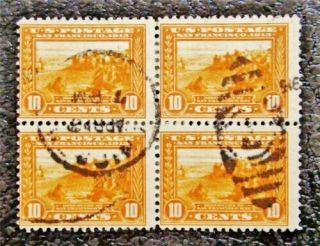 Nystamps Us Stamp 400a $110 Block Of 4