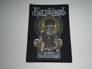 Korpiklaani A Man With A Plan Woven Patch